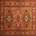 thumbnail image 1 of Ahgly Company Indoor Square Persian Orange Traditional Area Rugs, 7' Square, 1 of 1