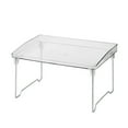 thumbnail image 2 of Foldable Storage Shelf for Desktop,Transparent Storage Rack,Stackable Storage Organizer for Bathroom,Kitchen and Office, 2 of 6