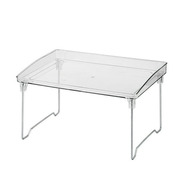 Organisateur de Rangement pour Cuisine, Étagère de Rangement de Cuisine Pliable de Bureau Transparente, Convient aux Cuisines, Garde-Robes, Salles de Rangement de Cuisine, Armoires, Salles de Bain et Bureaux
