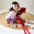 thumbnail image 3 of Calamar gigante Karister de peluche, 105 cm, con 4 peluches de animales marinos, 3 of 9