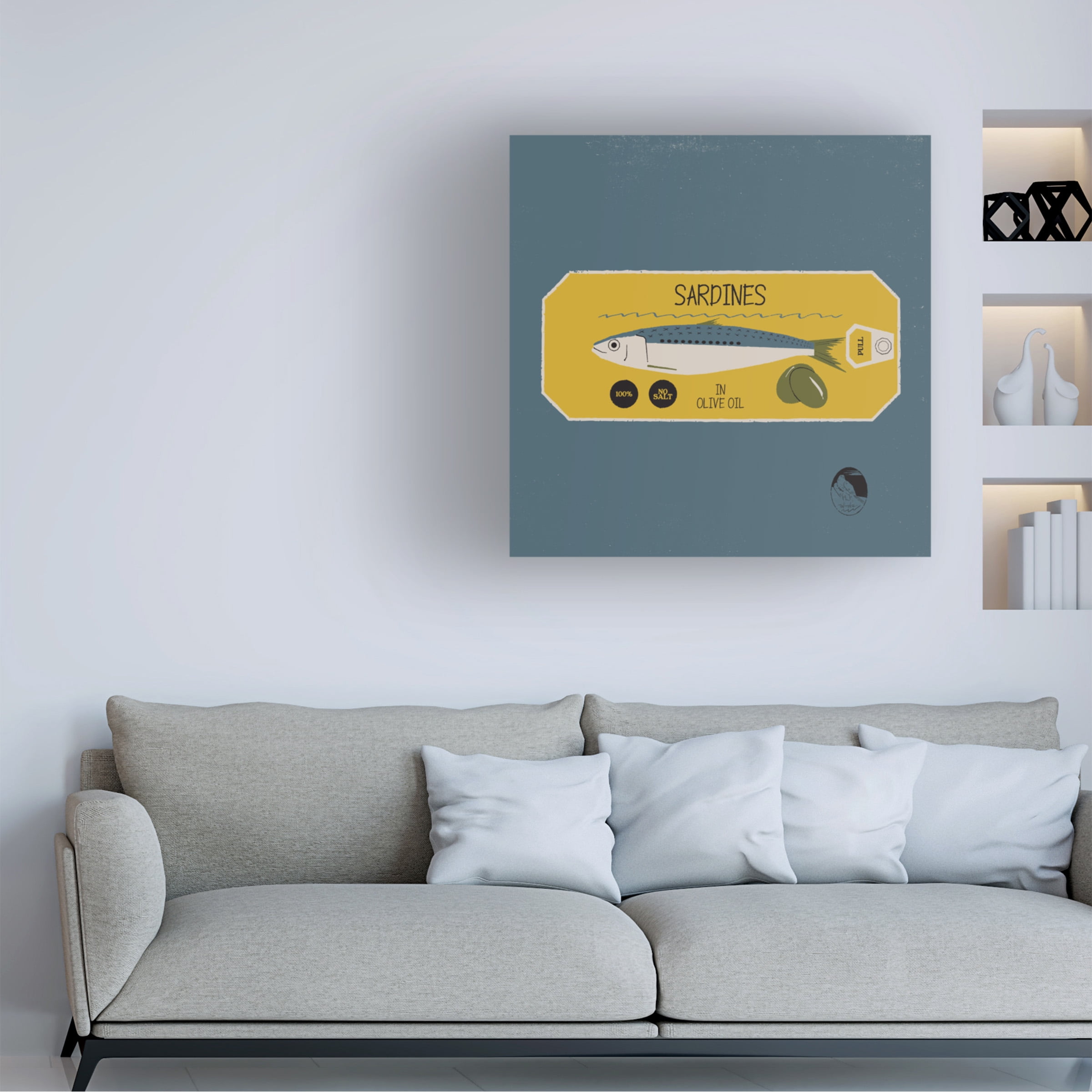 Vision Grasp Art 'Sardines' Canvas Art