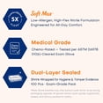 thumbnail image 2 of Guantes de nitrilo para examen Supmedic, talla grande, 100 piezas, azules, 2 of 6