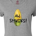 thumbnail image 4 of Inktastic Aw, Shucks Corn on the Cob Humor Women's T-Shirt, 4 of 5