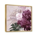 thumbnail image 2 of Designart Fleurs violettes et roses vintage I ART MURAL À CADRE FLOTTÉ, 2 of 4
