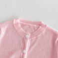 thumbnail image 6 of hengsof Girls Cotton Knit Cardigan Coat for 1-9 Years Old Sun Protection Long Sleeve Open Front Jacket Lightweight Comfortable, 6 of 7
