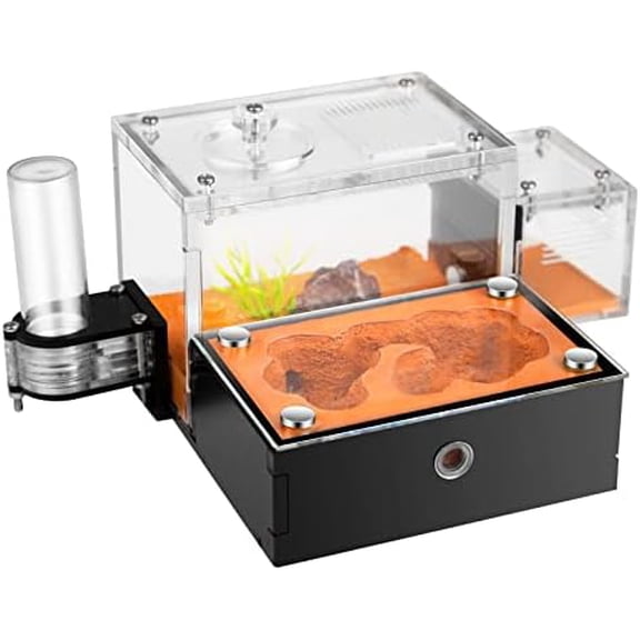 Formicarium - Ant Farm Habitat for Live Ants & Queen, Adult Educational Kit for Ant Behavior Study and Learning$$Garden & Patio