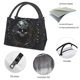 thumbnail image 4 of Balery Ornate Dark Skull Book Bolsa de Aislamiento Portátil – Bolsa de Almuerzo con Forro de Aluminio Mejorado, Funda Impermeable y Fácil de Limpiar para Picnic y Caja de Almuerzo, 4 of 6