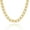 H-Large Cable-Gold, variant on Gold Necklace for Women, 14K Gold Plated Dainty Chain Choker Chunky Figaro Snake Mariner Cuban Link Chains, Adjustable Trendy Necklaces Handmade Jewelry
