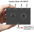 thumbnail image 6 of 3.5mm Audio Switch Professional Output Stereo AUX Audio Selector Compact, 6 of 8