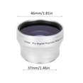 thumbnail image 3 of Lente gran angular para cámara Lente de cámara Vidrio para cámara Cámara profesional Lente de cámara de 37 mm Lente de apertura manual para lentes de cámara de 37 mm para ANGGREK Otros, 3 of 8