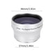 thumbnail image 3 of Lente gran angular para cámara Lente de cámara Vidrio para cámara Cámara profesional Lente de cámara de 37 mm Lente de apertura manual para lentes de cámara de 37 mm para ANGGREK Otros, 3 of 8