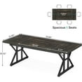 thumbnail image 2 of Tribesigns 70.8-Inch Executive Desk, Large Computer Office Desk Workstation, Modern Simple Style Laptop Desk Study Writing Table Business Furniture for Home Office (Black), 2 of 6