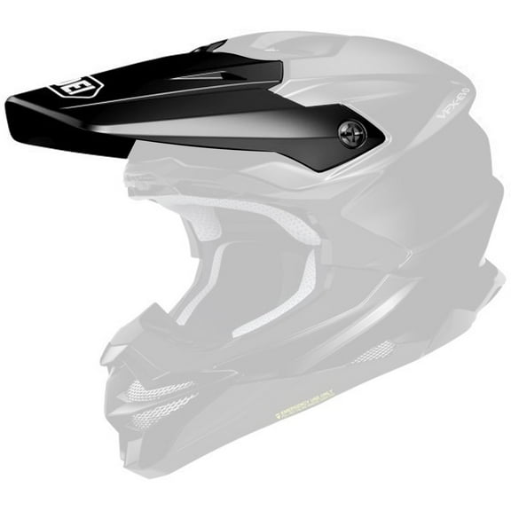 Shoei VFX-Evo Visor Motorcycle Helmet Accessories - Black / One Size