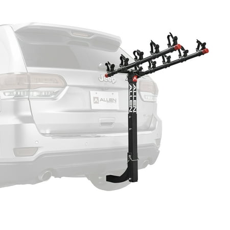 Allen Sports Deluxe 5-Bicycle Hitch Mounted Bike Rack, (Best Bike Rack For Four Bikes)