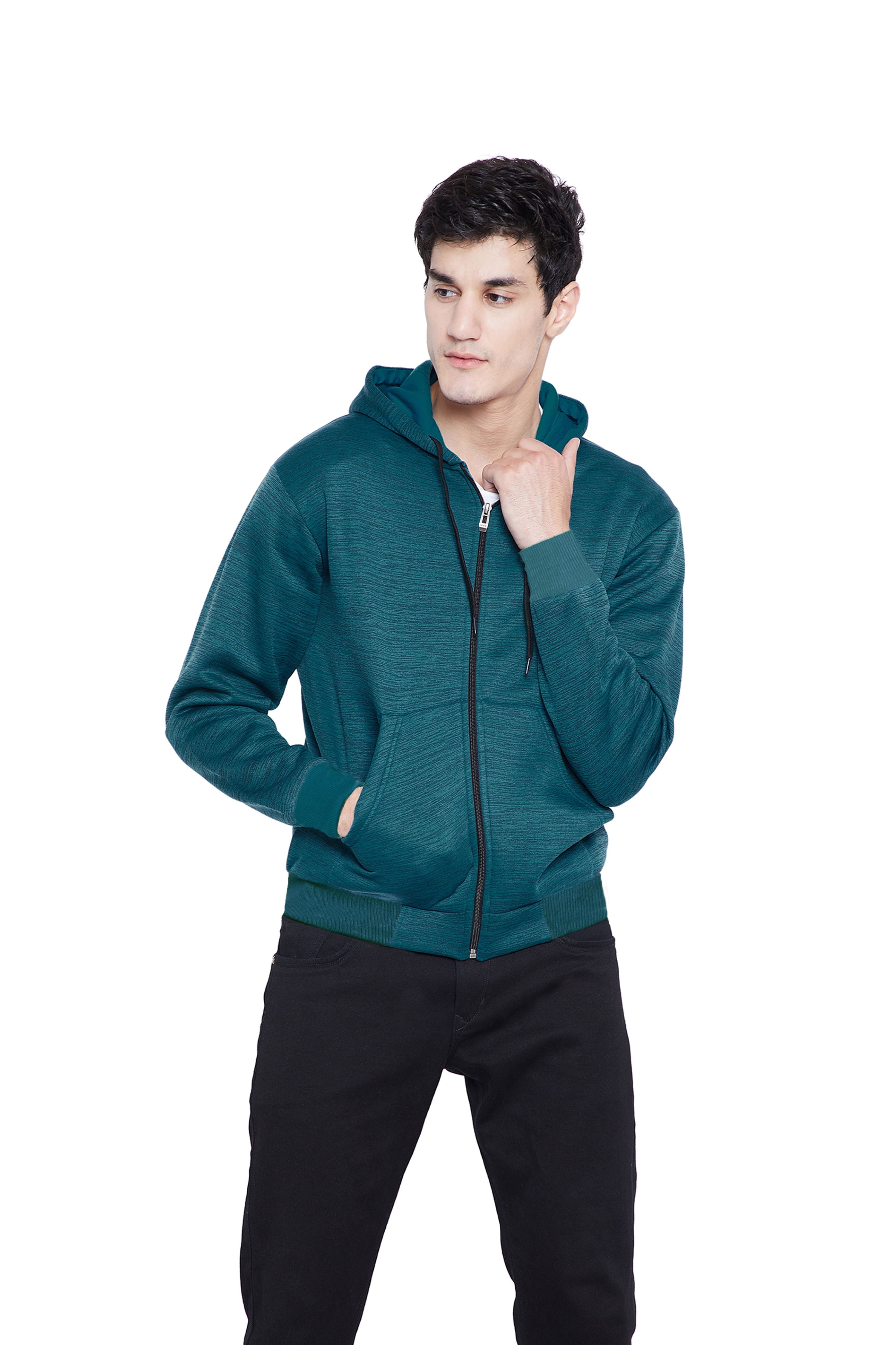 teal hoodie mens