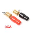 thumbnail image 3 of BESTYASH 1 Pair Bare Wire Spade Copper Gold Plated Adapters Crimp Barrier Spades for Wire Connection, 3 of 8