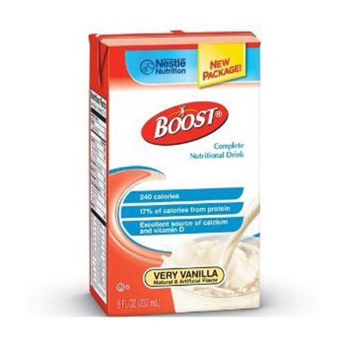 BOOST Original Complete Nutritional Drink, Ready-to-Drink Shake, High-Quality Protein, Very Vanilla, 8 fl oz, 27 Count