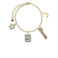 thumbnail image 2 of Delight Jewelry Two-tone Shadow Box ''Faith'' with Cross Goldtone Dream Big Charm Bracelet, 7.5+2" Extender, 2 of 4