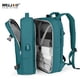 thumbnail image 2 of Mochila de viaje expandible de gran capacidad, bolso de mano para vuelo, mochila para computadora portátil de 15,6 pulgadas, para viajes de negocios, almacenamiento de equipaje XA299CR, 2 of 5