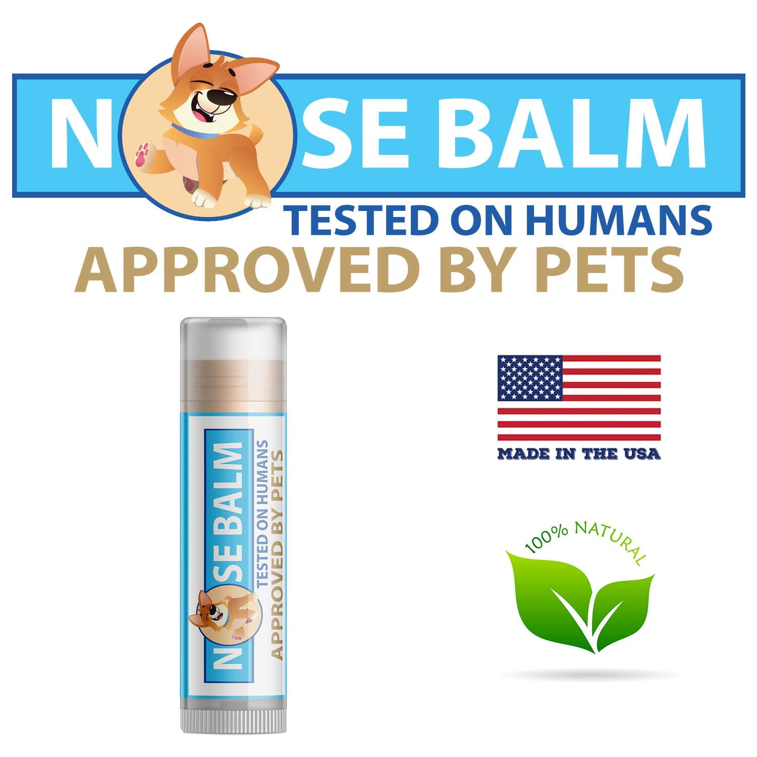 Pawtitas Nose Balm for Dogs Manufactured with Certified Organic