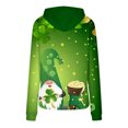 thumbnail image 4 of Pompotops Hommes Mode Décontractée Col Rond Sweat-Shirt St. Patrick'S Day Pull à Manches Longues Imprimé 3D en Vente, 4 of 5
