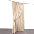 thumbnail image 6 of Efavormart 10ftx10ft Nude Dual Layered Polyester Sheer Chiffon Backdrop Curtains With Rod Pockets, 6 of 11