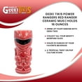 thumbnail image 7 of Geeki Tikis Power Rangers Red Ranger Ceramic Mug | Holds 16 Ounces, 7 of 7