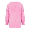 thumbnail image 5 of Vestidos Casuales Para Mujer, Blusas De Mujer De Moda Cárdigan informal de lino para mujer con mangas tres cuartos, color transparente, multicolor., 5 of 5