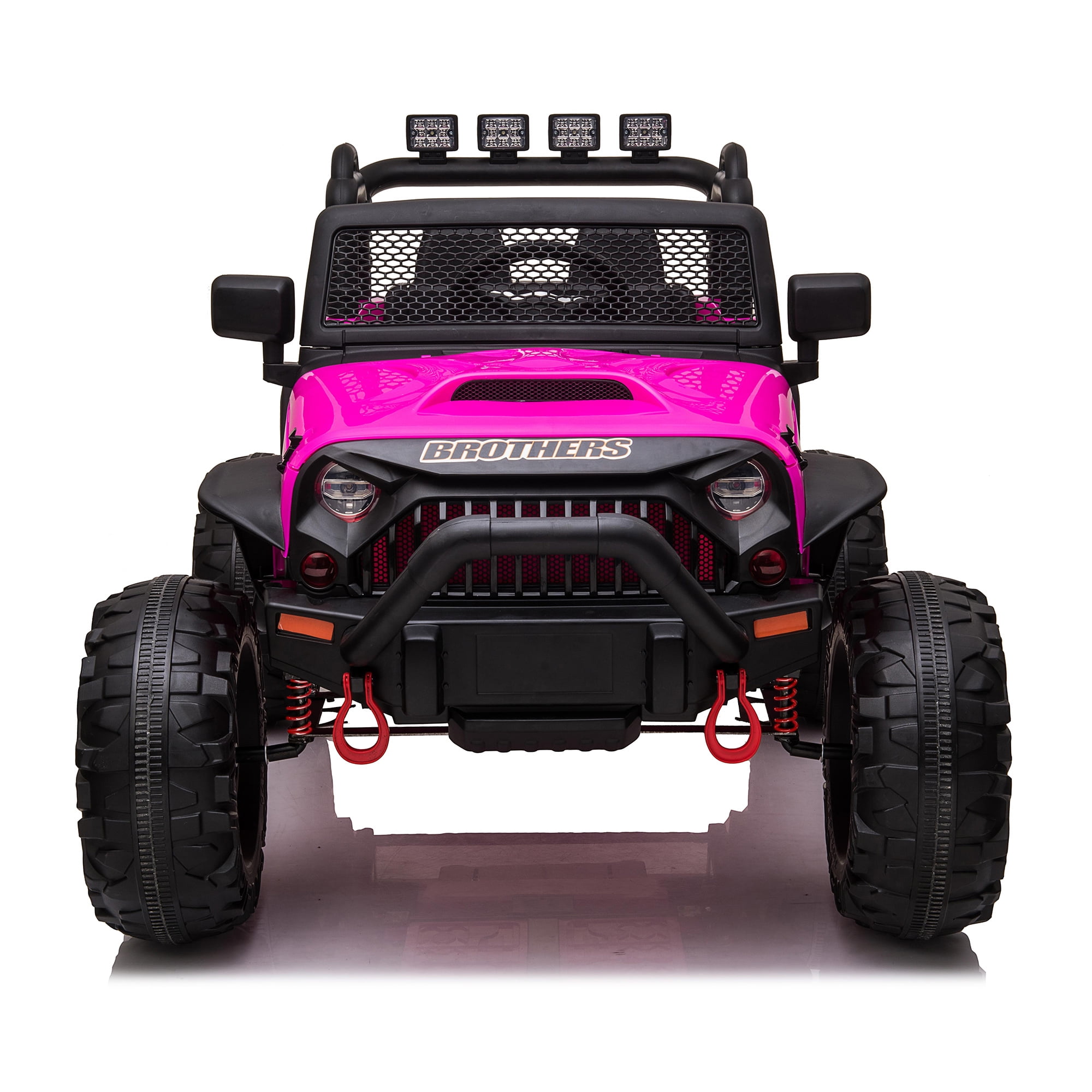 CIPACHO 24V Double Drive Children Ride On Truck Car for Kids with Parent Remote Control, Electron Assisted Steering Wheel, Music Board, Bluetooth, MP3, Pink CIPACHO 24V Double Drive Children Ride On Truck Car for Kids with Parent Remote Control, Electron Assisted Steering Wheel, Music Board, Bluetooth, MP3, Pink