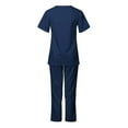 thumbnail image 4 of Unisex Doctor Top & Pants Scrub Set Nurse Dentist Suit For Medical Use, 4 of 5