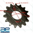 thumbnail image 2 of FOR ROYAL ENFIELD BULLET ELECTRA UCE 350cc FD SPROCKET 15 TEETH 570254/C, 2 of 5