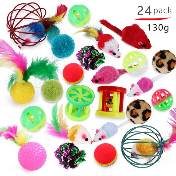 Amdohai Jouets pour Animaux de Compagnie Balles en Forme de Souris Formes Chaton Amour Nouveaux Jouets pour Animaux de Compagnie Canaux pour Chat Amusant