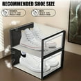 thumbnail image 3 of 6/12/24-Tier Heavy-Duty Shoe Storage Box with Lid - Thickened Stackable Under-Bed Organizer, Easy Assembly Large Capacity Shoe Cabinet for Sneakers, High Heels, Boots - Space-Saving  ﻿, 3 of 19
