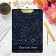 thumbnail image 7 of FMSHPON Rose Flowers Clipboard Hardboard Wood Nursing Clip Board and Pull for Standard A4 Letter 13x9 inches, 7 of 7