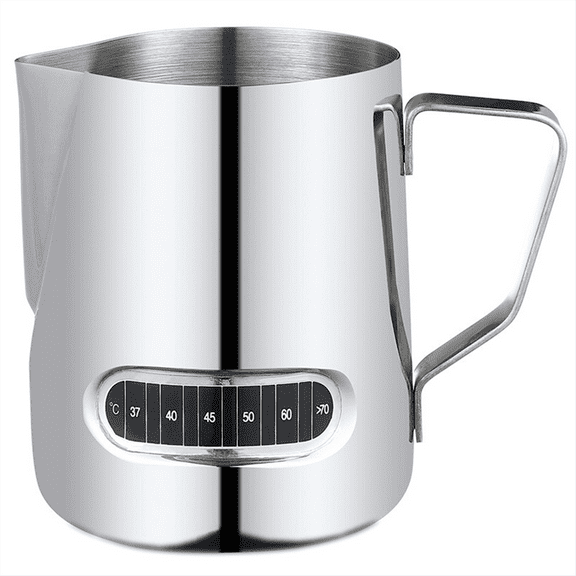New Arrivals Milk Frother Temperature Display Pot and Cup 350ml