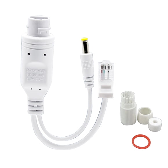 NATEFEMIN High-Performance 100mbps POE Splitter, Offers DC12V 1.2A Output, Ideal for Powering Access Control Systems and Other Devices
