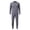 Dark Gray, variant on LONKITO Thermal Underwear for Men Set, Thermal Shirts and Long Johns Loungewear Fall Winter Clothes