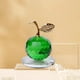 thumbnail image 3 of Pisapapeles de manzanas y piña de cristal, accesorios decorativos para escritorio, San Valentín 5cm Verde, 3 of 9