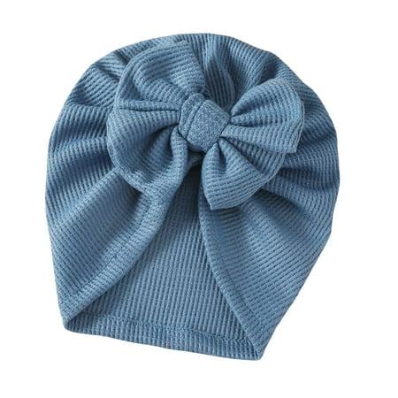 

13 Colors Newborn Baby Girls Boys Cute Turban Hat Classic Bow Knot Beanie Cap Stretchy Head Wrap for Infants