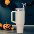 thumbnail image 2 of WILLED 4 Pack Halloween Straw Cover Cap for Stanley Cup 30 40 oz, Silicone Straw Toppers Cowboy Hat, Tumbler Cup Accessories for 10mm Straw Cute Gifts for Women men, 2 of 7