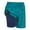 Green, turtles, variant on Mens Swim Trunks with Compression Liner Anti Chafing 7 inch inseam Stretch Quick Dry Swim Shorts with Phone Pocket