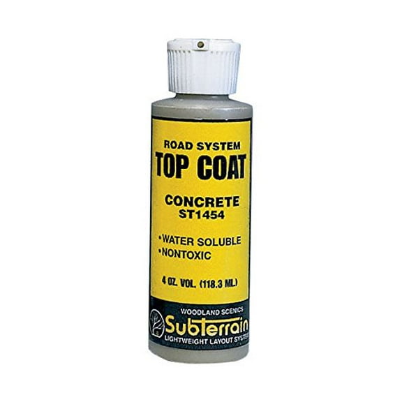 WOODLAND SCENICS ST1454 TOP COAT CONCRETE PAVING 4 OZ NISB ,#G14E6GE4R-GE 4-TEW6W296268