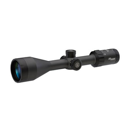 Sig Sauer WHISKEY3 3-9x50mm Riflescope w/ Quadplex Reticle, 2nd FP, Matte Black - (Best Scope For Sig M400 Enhanced)