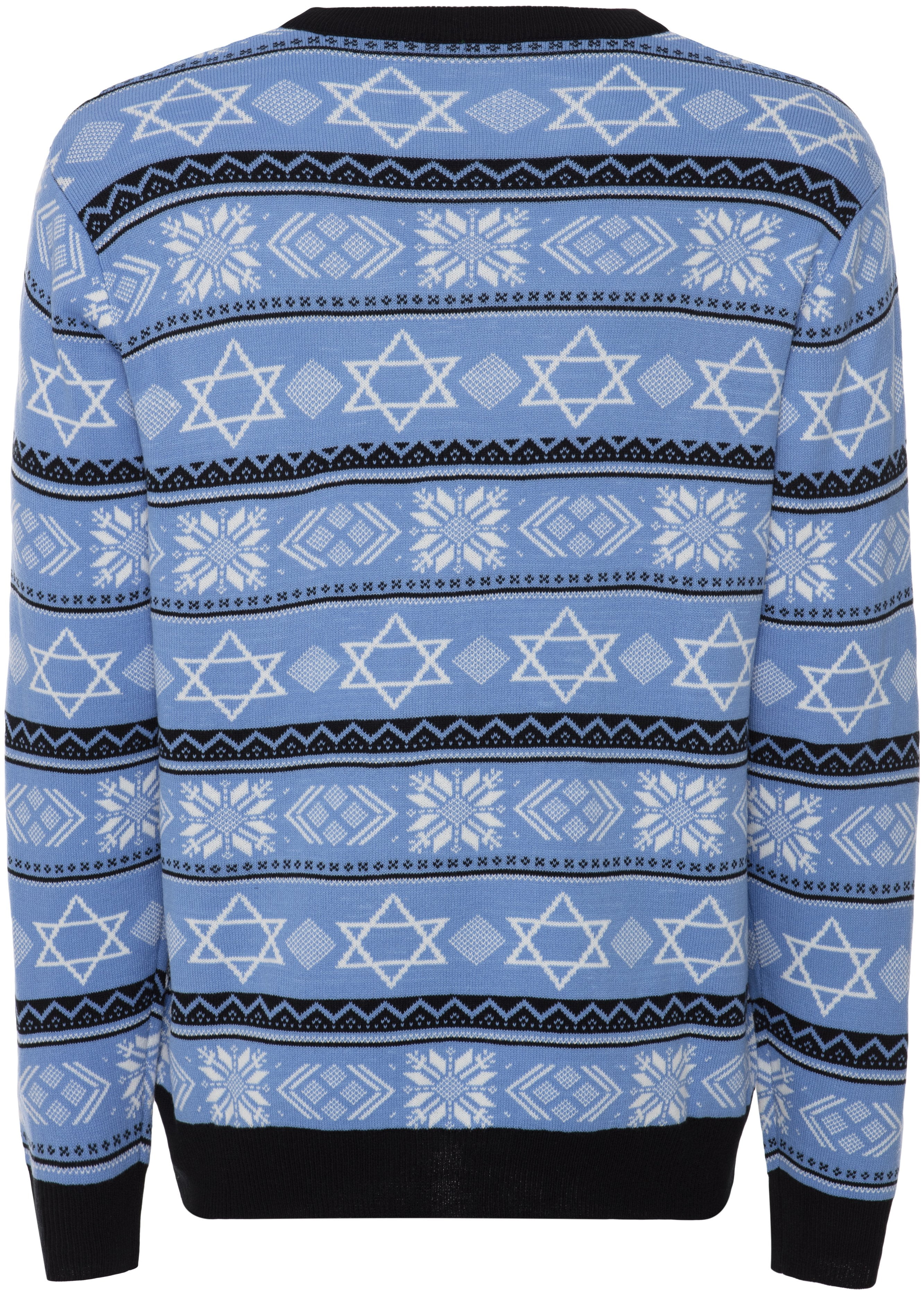Men s Sweater Ugly Holiday Jewish Christmas Night Before Hanukkah