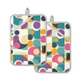 thumbnail image 7 of Yayeee Pot Holders Kitchen Heat Resistant with Pocket 7"x9.8" Cotton Oven Cooking Hot Pads, Green Geometric, 7 of 7