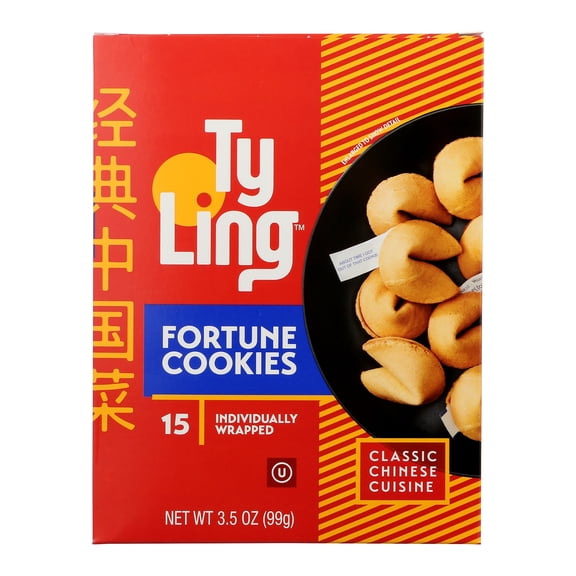 Ty Ling Asian Specialties Fortune Cookies Individually Wrapped, 3.5 Oz