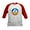 Red/White, variant on CafePress - Peace In Ukraine Kids Baseball T Shirt - Kids Cotton Baseball Jersey, 3/4 Sleeve Shirt