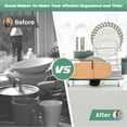 thumbnail image 6 of Costway Dish Drying Rack Detachable 2 Tier Dish Rack with Drainboard for Kitchen Counter, 6 of 7