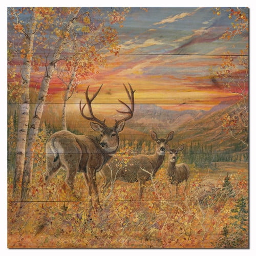 Wgi Gallery Dream Maker Mule Deer By Valeria Yost Painting Print Plaque Walmart Com Walmart Com
