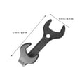 thumbnail image 5 of PENIKOKO 4pcs Vintage Wrench Shaped Wall Hooks for Entryway, Kitchen, Garage Organization and Decorative Hanging, 5 of 8